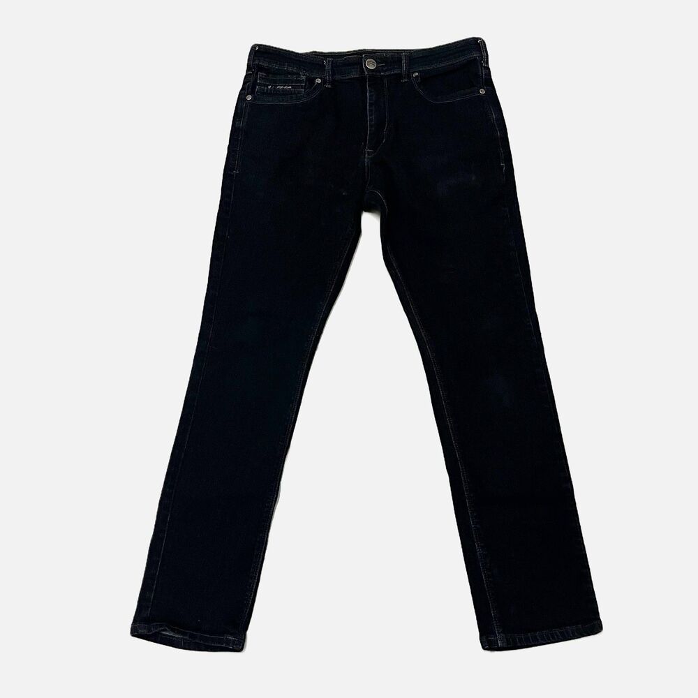 Fried Denim Stretch Slim Black Jeans Men’s Size 36 X 32 EUC